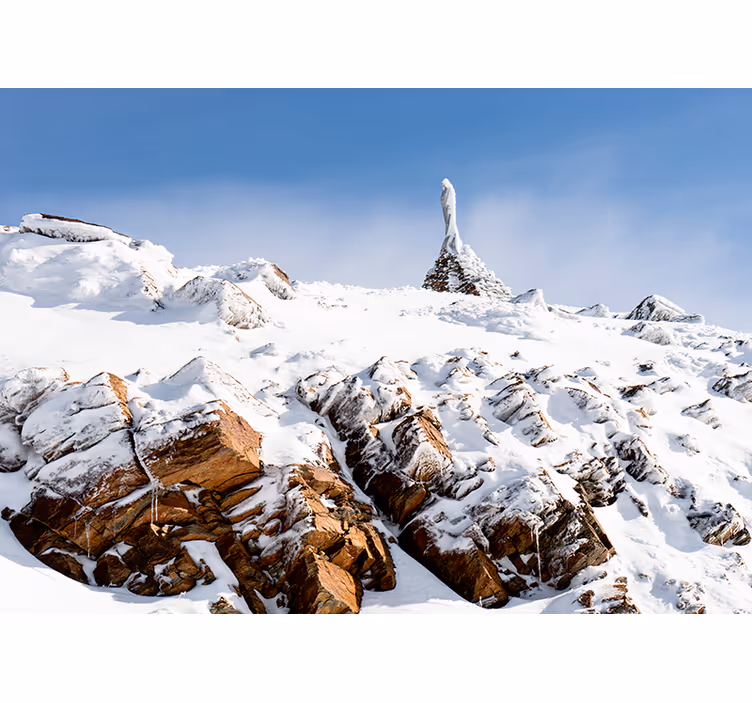 Papier peint des montagnes enneigées de la sierra nevada - TenStickers