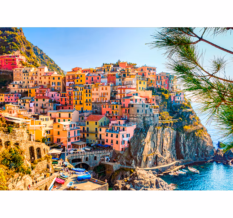Peinture murale côte italienne pour vous - TenStickers