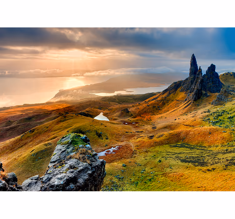 île de skye nature papier peint nature - TenStickers
