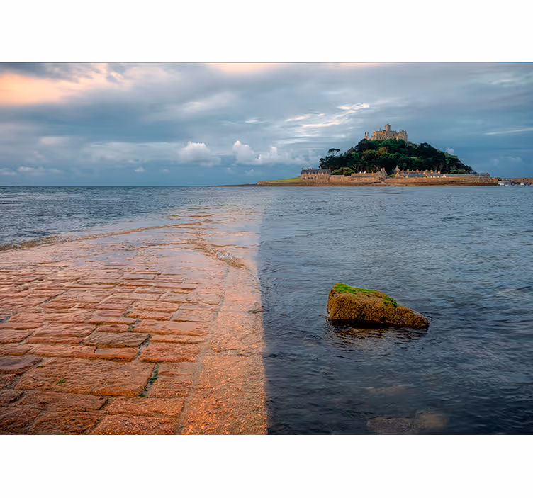 St micheals mount cornwall paysage murale - TenStickers