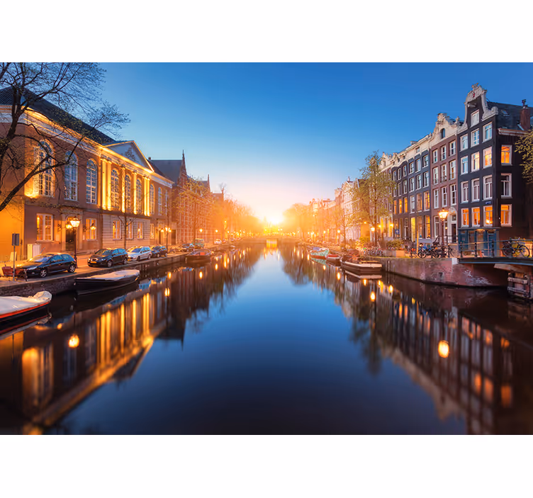 Photo murale Ville d'Amsterdam - TenStickers