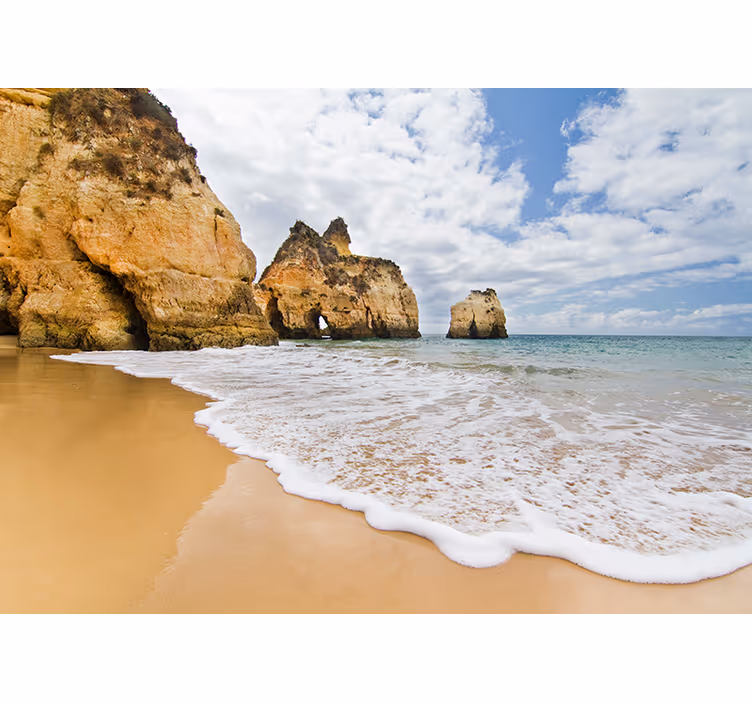 Papier peint côte mer avec ciel bleu - TenStickers