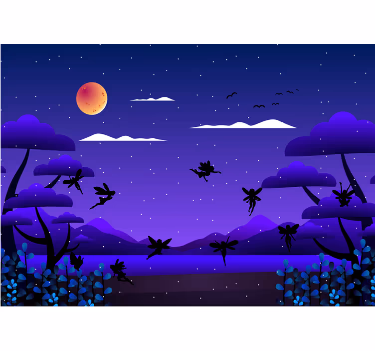Photo murale Forêt magique - TenStickers