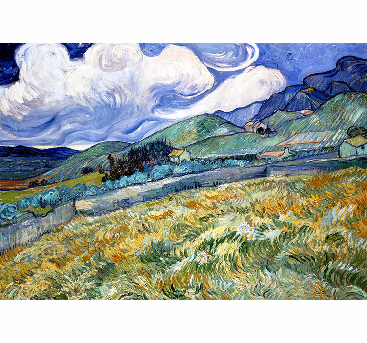 Papier peint artistique van gogh iris art classique - TenStickers
