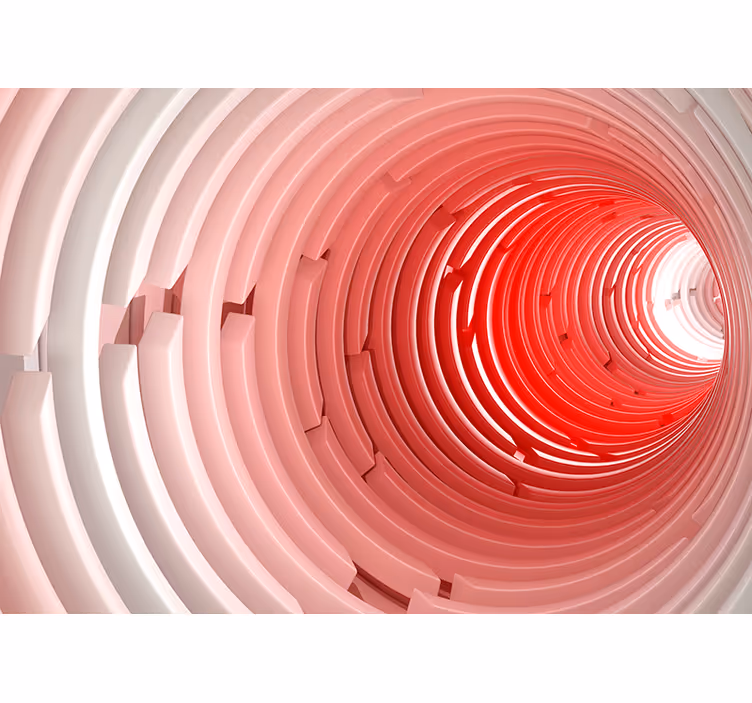 Photo murale 3d tunnel - TenStickers