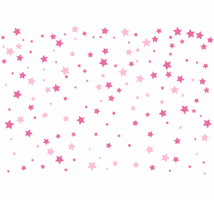 Tapisserie murale amour motif étoiles - TenStickers