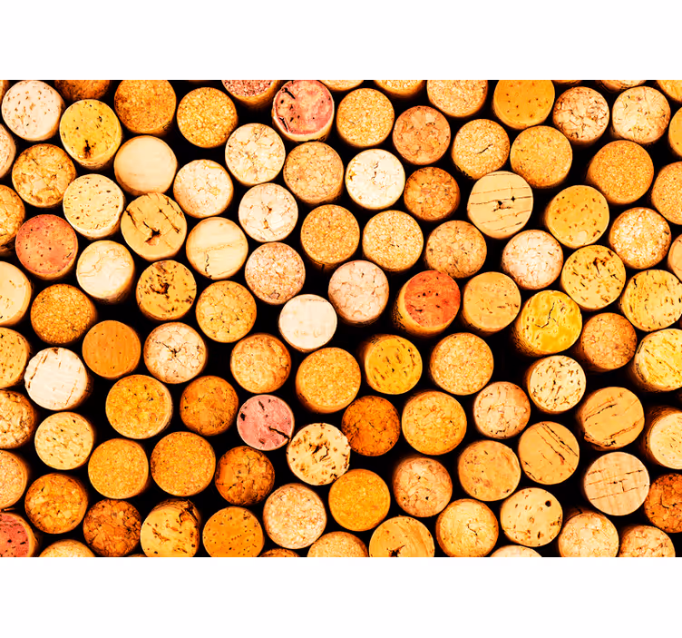 Tapisserie textures et motifs collection de bûches de bois - TenStickers
