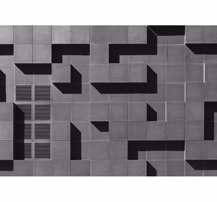 Papier peint 3D Tuile carrée 3d - TenStickers