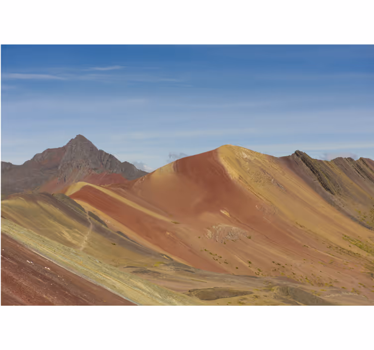 Tapisserie montagne majesté des pics andes - TenStickers