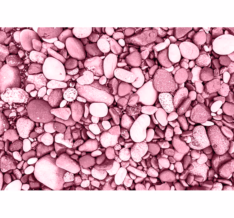 Papier peint imitation pierre Pierres de rose - TenStickers
