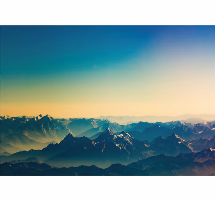 Tapisserie montagne scènes majestueuses de montagne - TenStickers