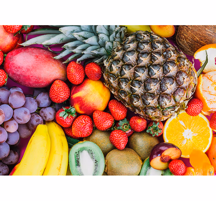 Papier peint cuisine Assortiment de fruits - TenStickers