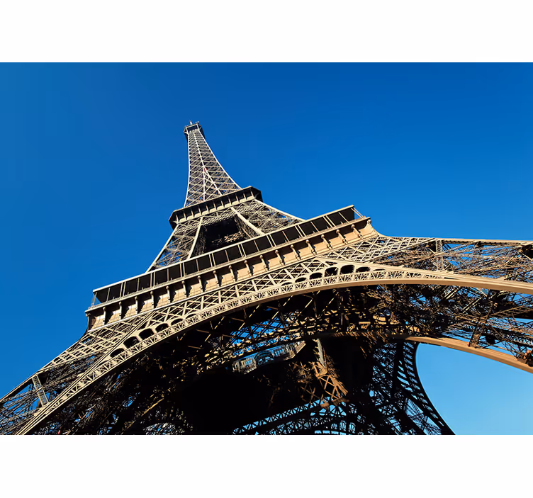 Tapisserie paris point de vue de la tour eiffel - TenStickers
