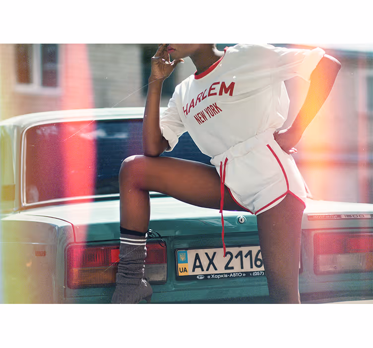 Tapisserie personnalisé pose de style harlem - TenStickers