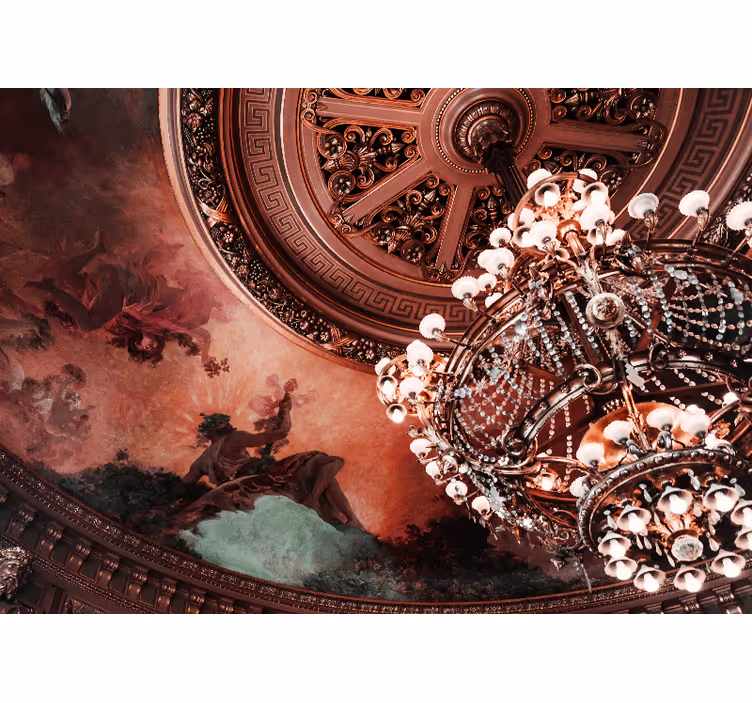 Papier peint couloir Les plafonds du palais garnier - TenStickers