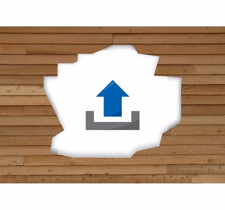 Papier peint 3D Mur cassé bois 3d avec photo - TenStickers