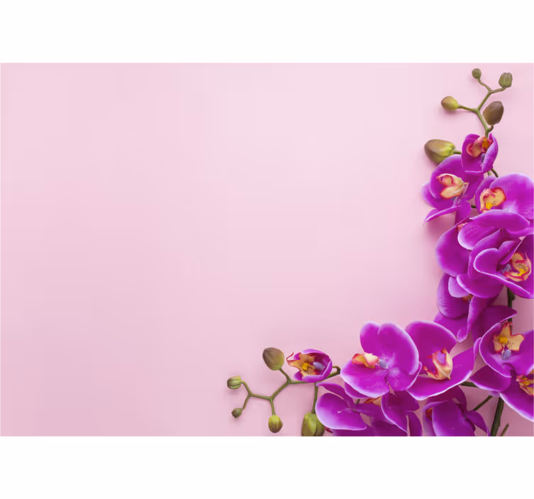 Tapisserie orchidée arrangement floral orchidée - TenStickers