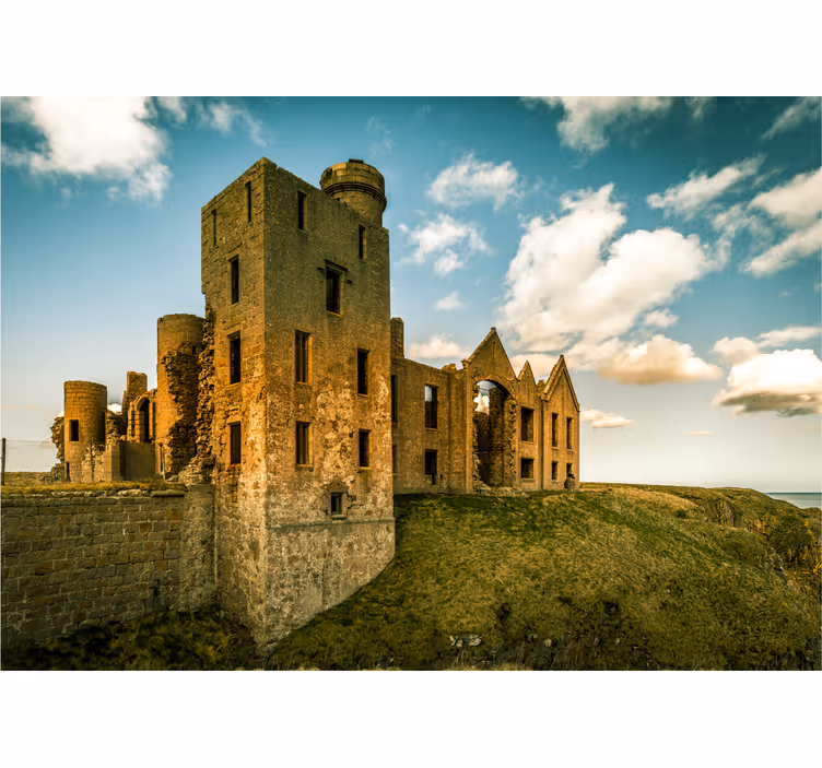 Tapisserie irlande forteresse de pierre historique - TenStickers