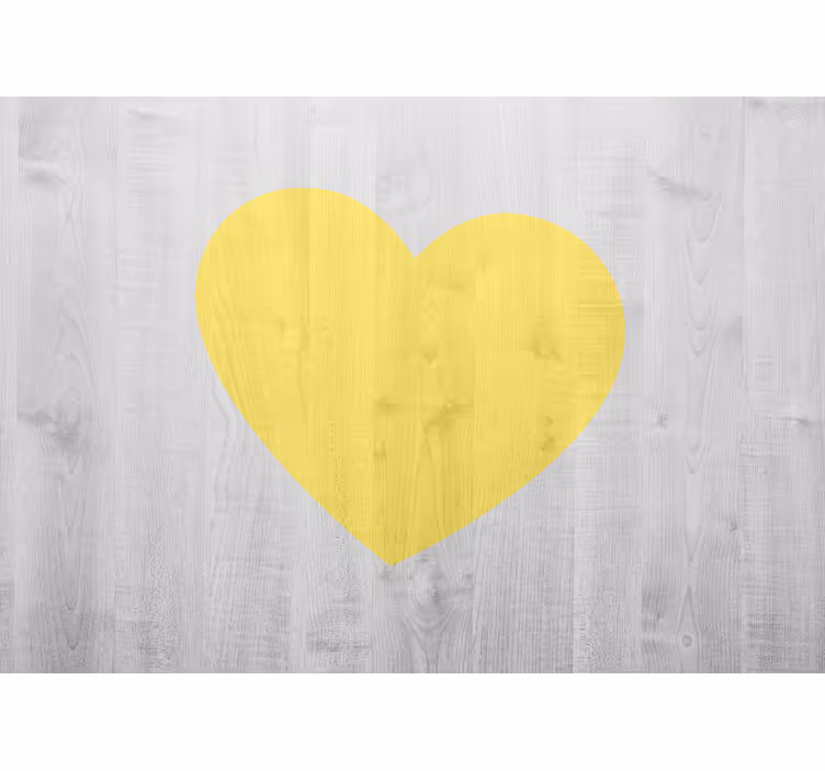 Tapisserie murale amour symbole de cœur - TenStickers