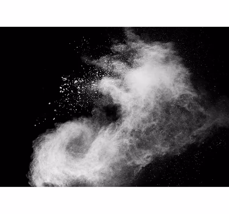 Tapisserie 3d effet nuage de fumée - TenStickers