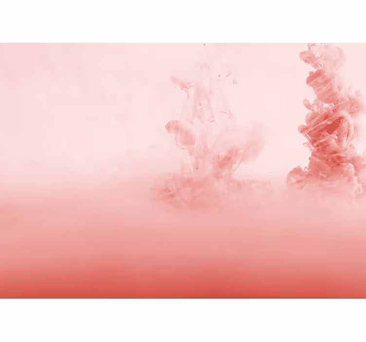 Tapisserie murale abstraite nuage rose dense - TenStickers