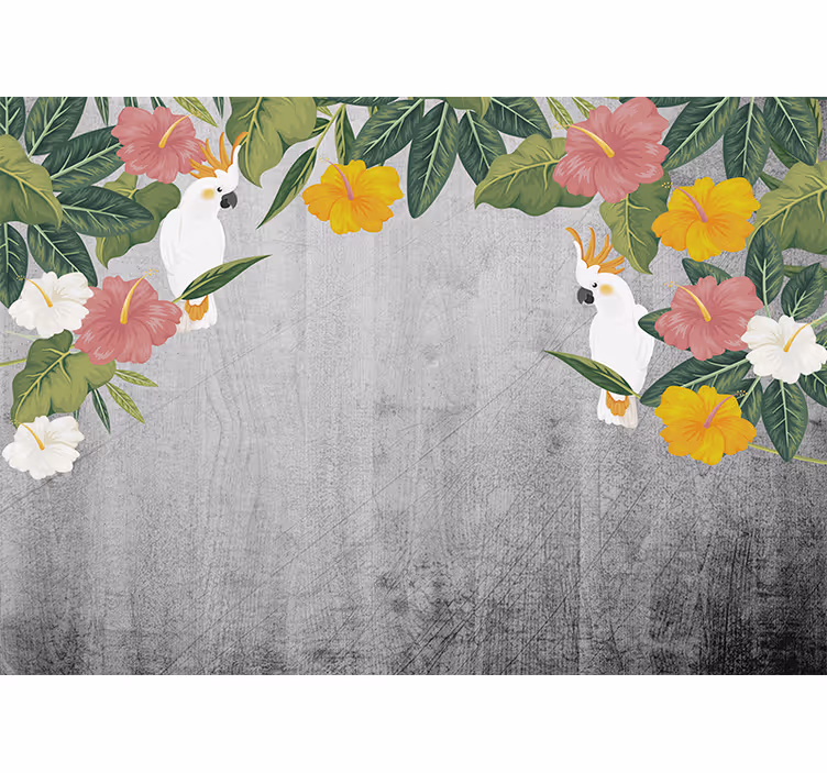 Papier peint nature Plantes suspendues - TenStickers