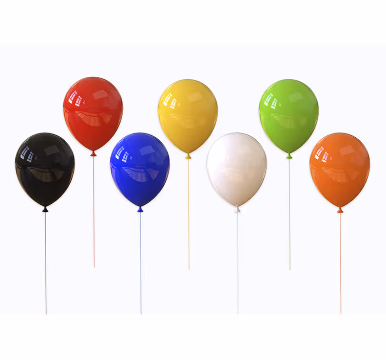Tapisserie textures et motifs affichage de ballons colorés - TenStickers