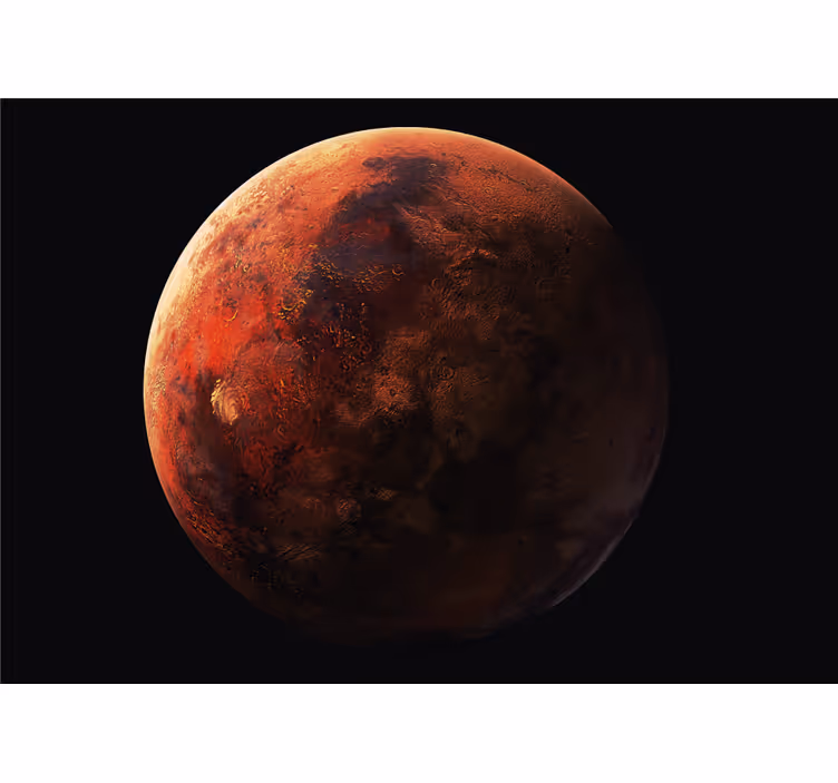Papier peint 3D Mars rouge - TenStickers