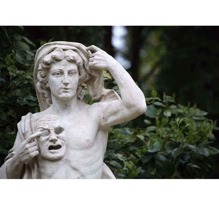 Tapisserie murale art classique affichage sculptures - TenStickers