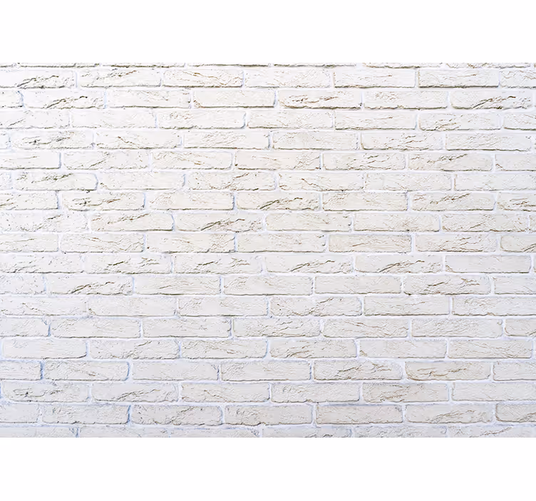 Papier peint intissé chambre adulte Briques blanches - TenStickers
