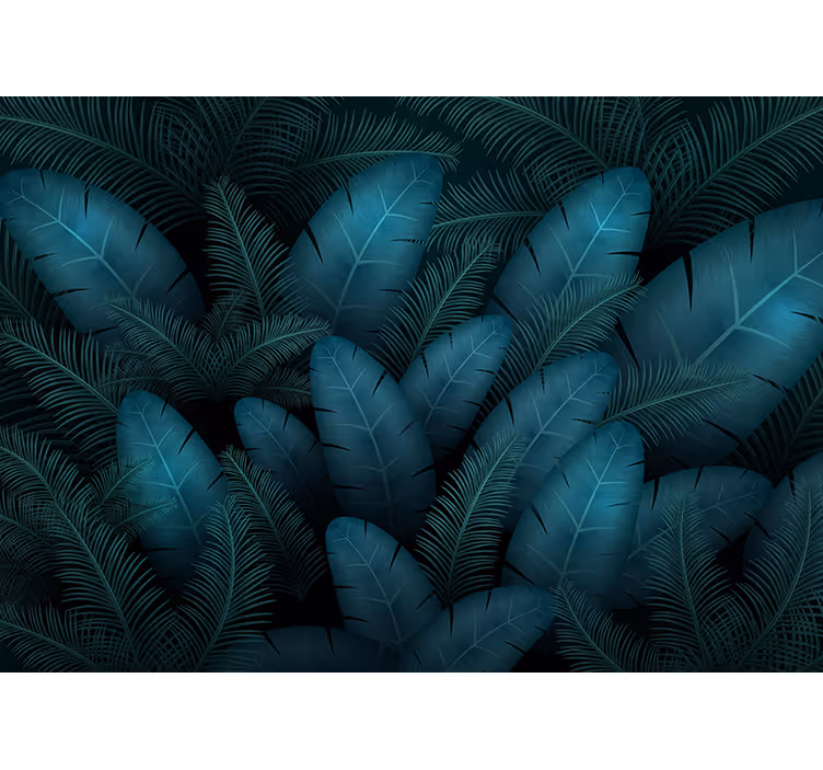 Tapisserie nature feuillages tropicaux - TenStickers