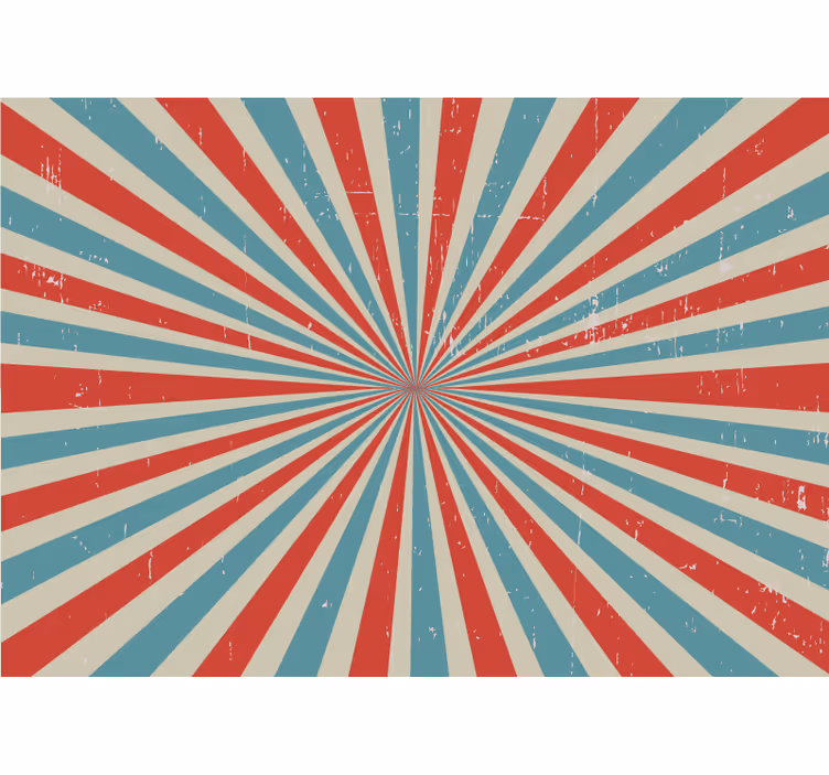 Tapisserie graffiti Éclat de couleurs radiales - TenStickers