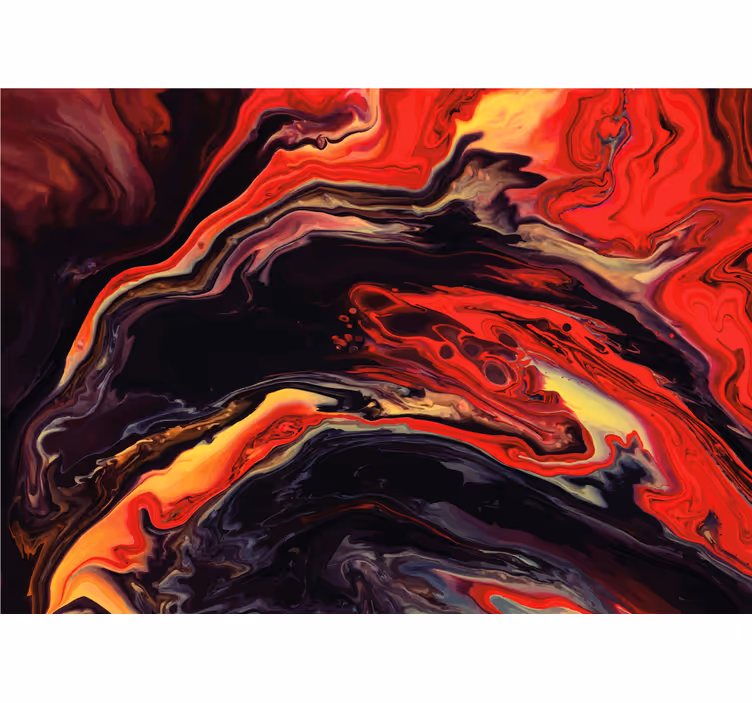 Tapisserie murale abstraite motifs tourbillonnants - TenStickers