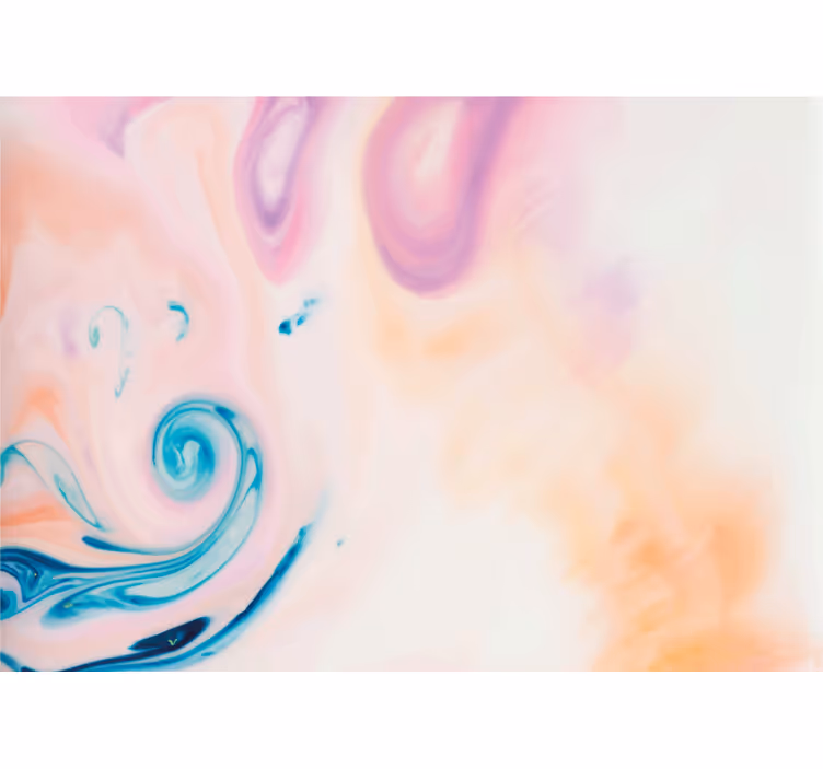 Tapisserie murale abstraite tourbillons fluides doux - TenStickers