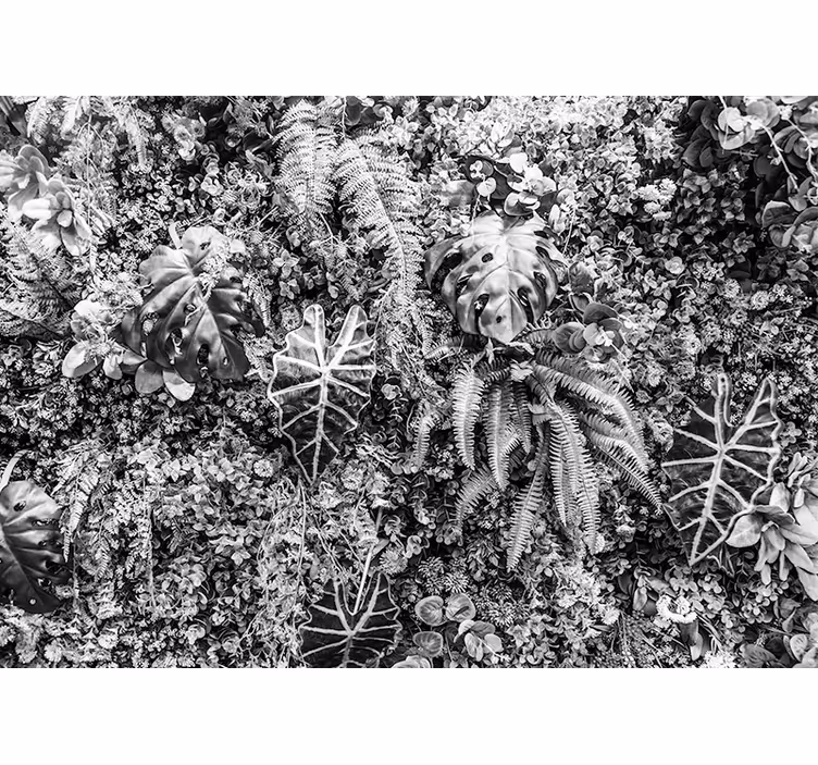 Tapisserie nature couches de verdure texturées - TenStickers
