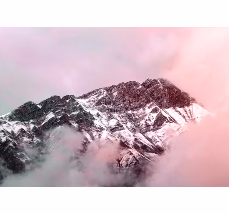 Papier peint montagne Sommet et la montagne - TenStickers