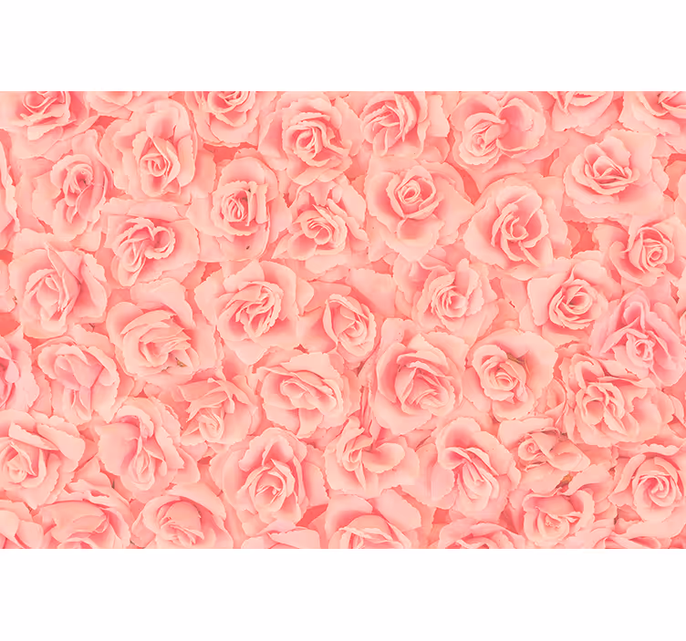 Tapisserie fleur roses en fleur - TenStickers