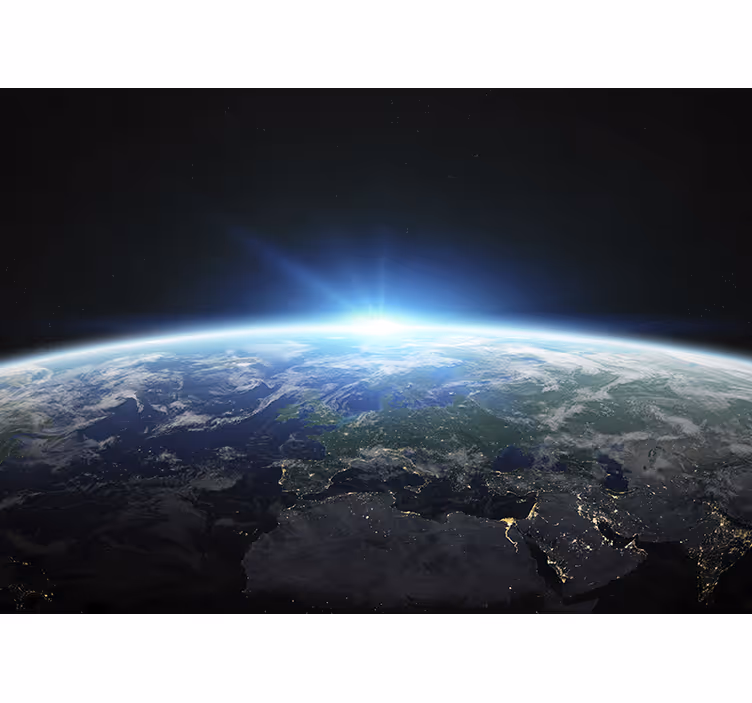 Papier peint chambre ado Astronomie planète de l'espace - TenStickers
