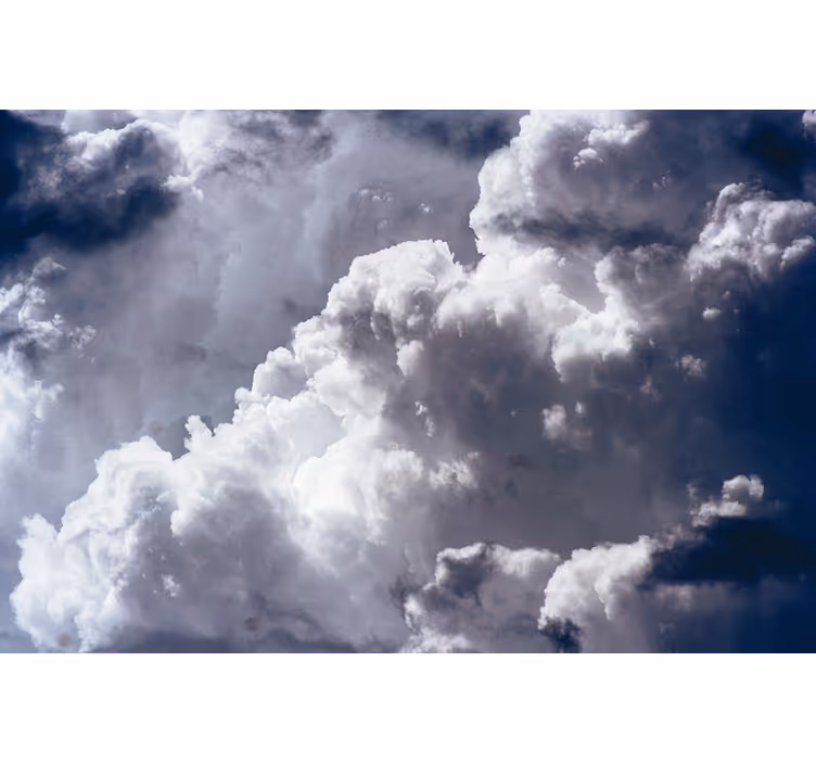 Tapisserie ciel paysage nuageux dramatique - TenStickers