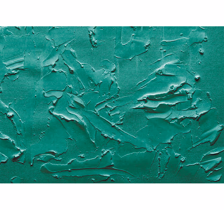 Papier peint design Art vert abstrait de style scandinave - TenStickers