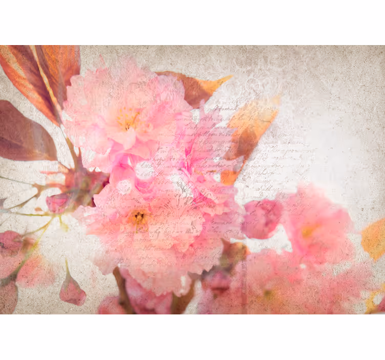 Tapisserie fleur fleur de cerisier - TenStickers