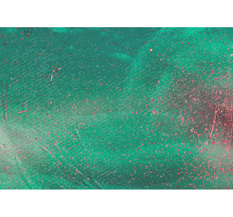Papier peint salon Art contemporain aquarelle verte - TenStickers