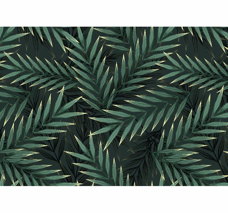Papier peint nature Feuilles de palmier de la jungle - TenStickers