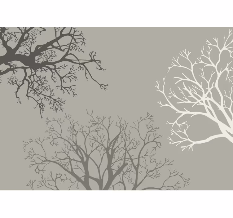 Tapisserie murale arbre arrangement de branches gracieuses - TenStickers