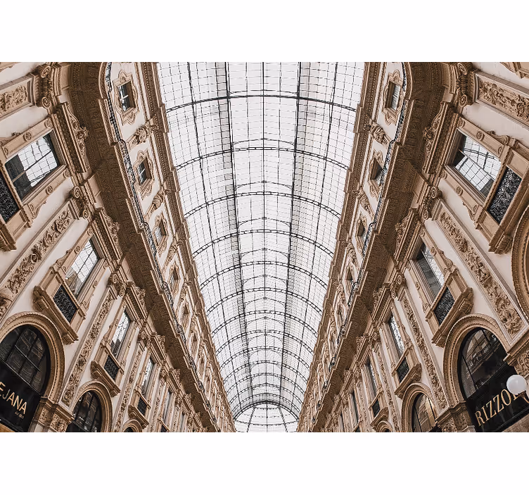 Tapisserie ville milan merveille architecturale - TenStickers