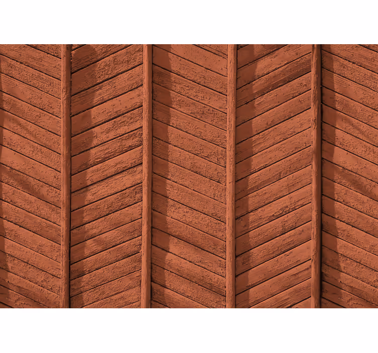 Tapisserie pierre motif bois rustique - TenStickers