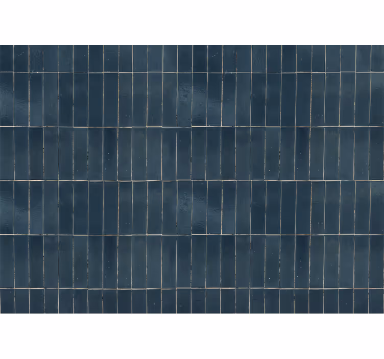 Tapisserie murale salle de bain carrelage gris - TenStickers