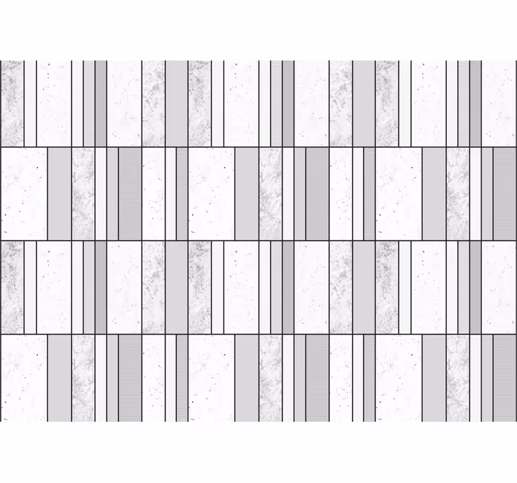 Tapisserie murale effet marbre et lignes noires - TenStickers