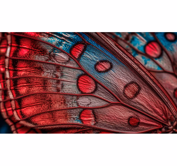 Tapisserie murale salon avec un papillon - TenStickers