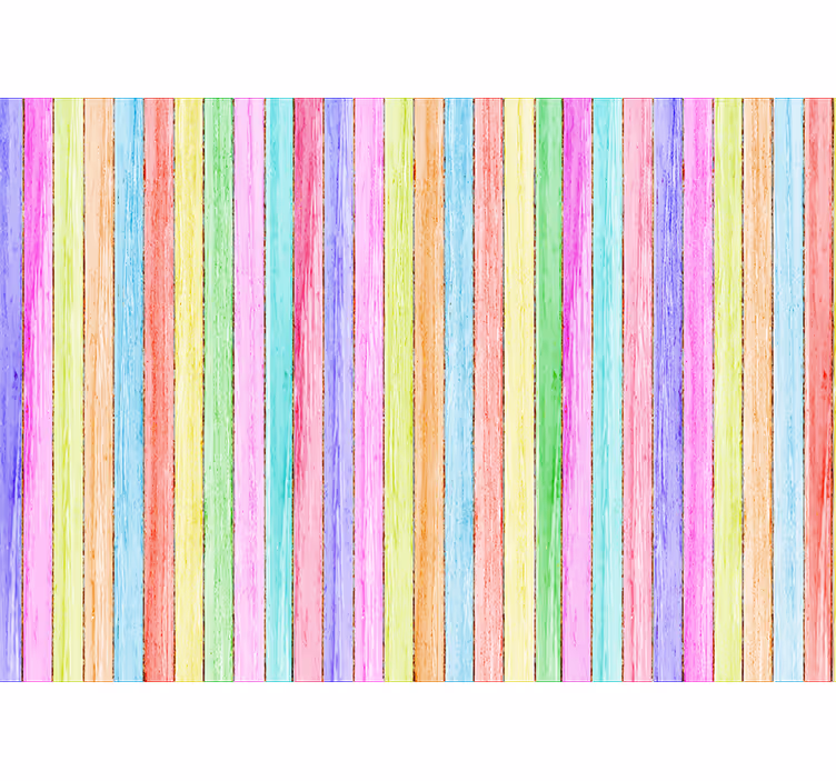 Papier peint bois planches de bois de couleur - TenStickers